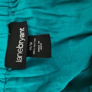Lane Bryant Teal Skirt